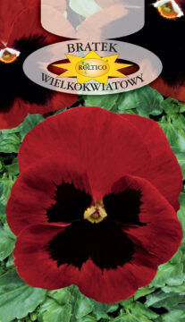 Bratek ogrodowy - Czerwony z plamą /Alpenglow/