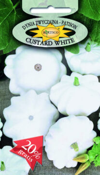 Dynia Zw. Patison biały Custard White